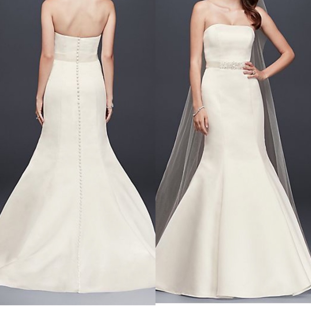 Strapless Trumpet Wedding Dress READ INFO